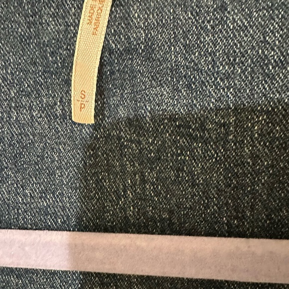 Free people denim and sweatshirt jacket size small - Picture 3 of 6